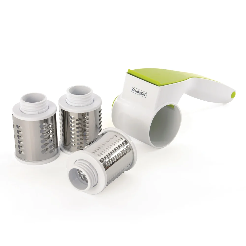 BergHOFF Essentials 4pc Rotary Cheese Grater Set, 8"